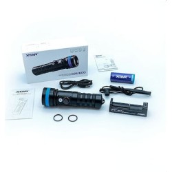 XTAR D26 Καταδυτικός Φακός LED φωτεινότητας 1600lm Full Set