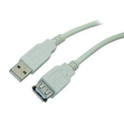 USB 2.0 Cable USB-A male - USB-A female 1.8m