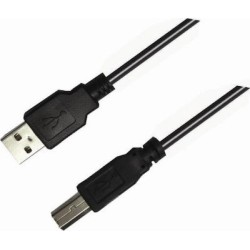 Aculine USB 2.0 Cable USB-A male - USB-B male 1.8m (USB-004)menu 0,0