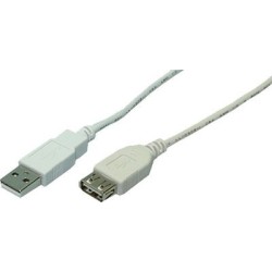 LogiLink USB 2.0 Cable USB-A male - USB-A female 5m (CU0012)