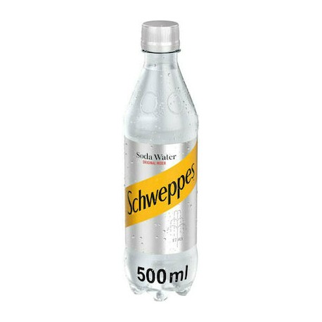 Schweppes Μπουκάλι Σόδα με Ανθρακικό 500ml